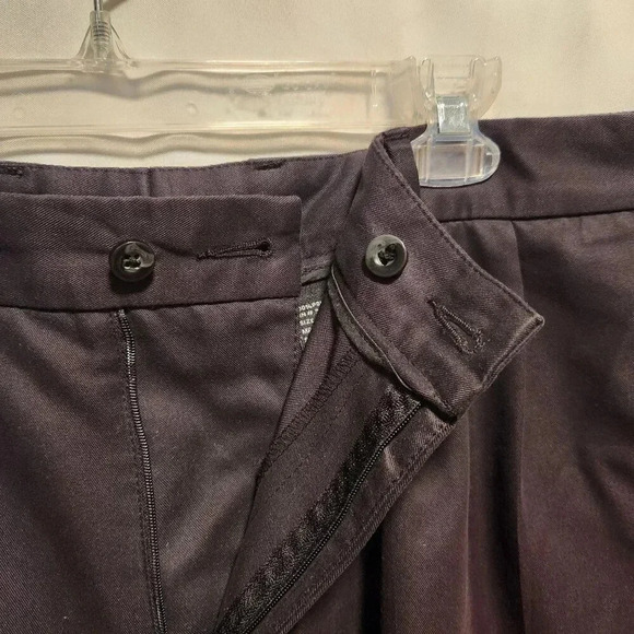 Tommy Armour Men's Size 36 Black Golf‎ Shorts Chino Pleated With Pockets - Picture 3 of 9